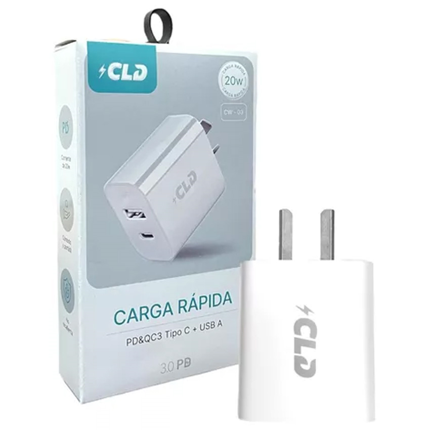 Cargador Usb C Cld Cw-03 5v 3A 20W